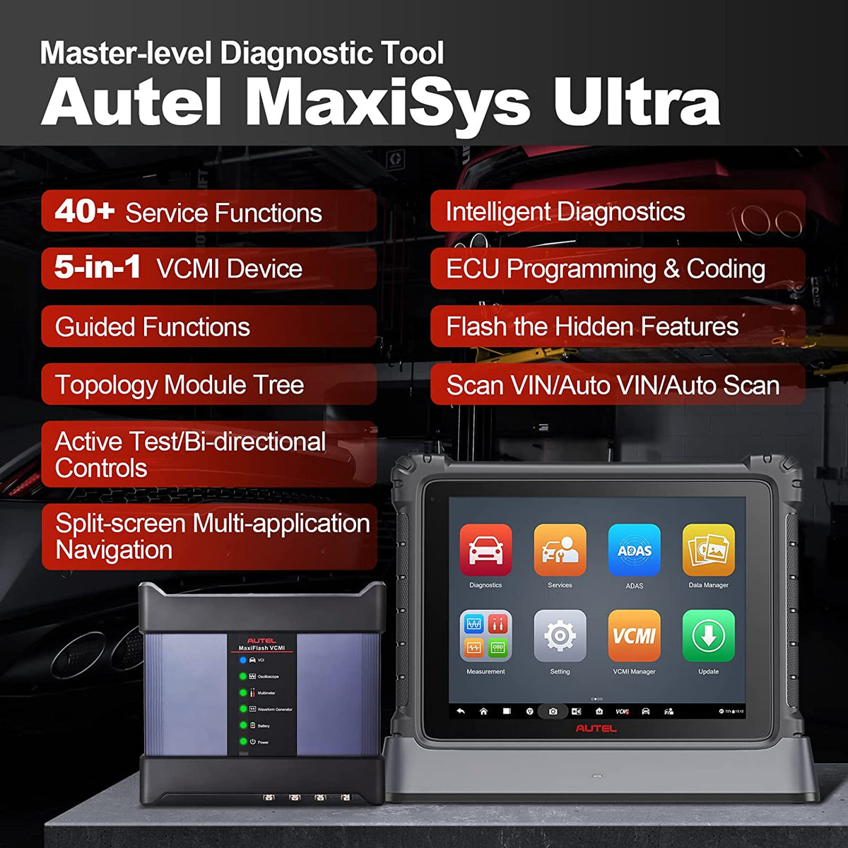 Autel MaxiSys Ultra, High-end ECU Programming & Coding