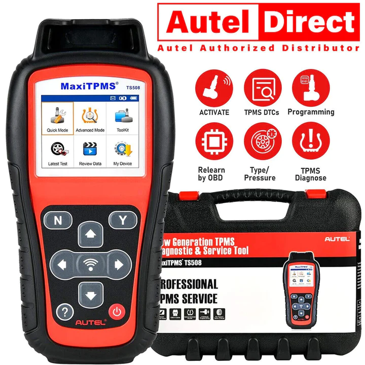 Autel TS508 TPMS tool offers Quick Mode/Advanced Mode for faster