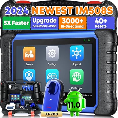 Autel MaxiCOM MK808Z OBD2 Scanner, Android 11 Bi-Directional Car Diagnostic Tool,  Code Reader Key Coding TPMS with All System Diagnosis Service.Upgraded of MK808 / MX808