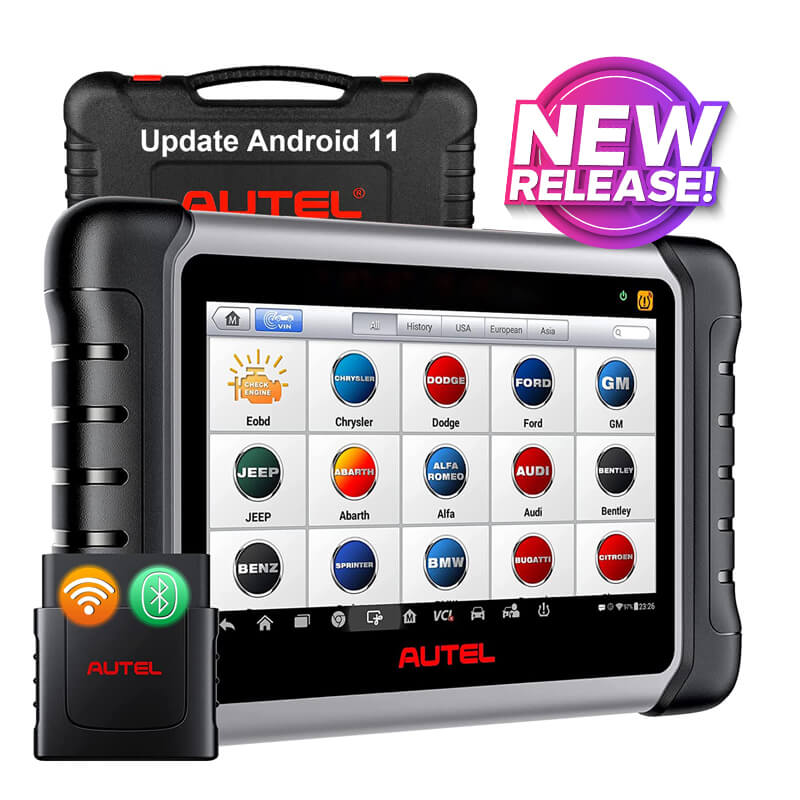 Autel MaxiCOM MK808Z-BT Full System Diagnostic Tool Support 28+ Services  Update Version Of MK808 MX808